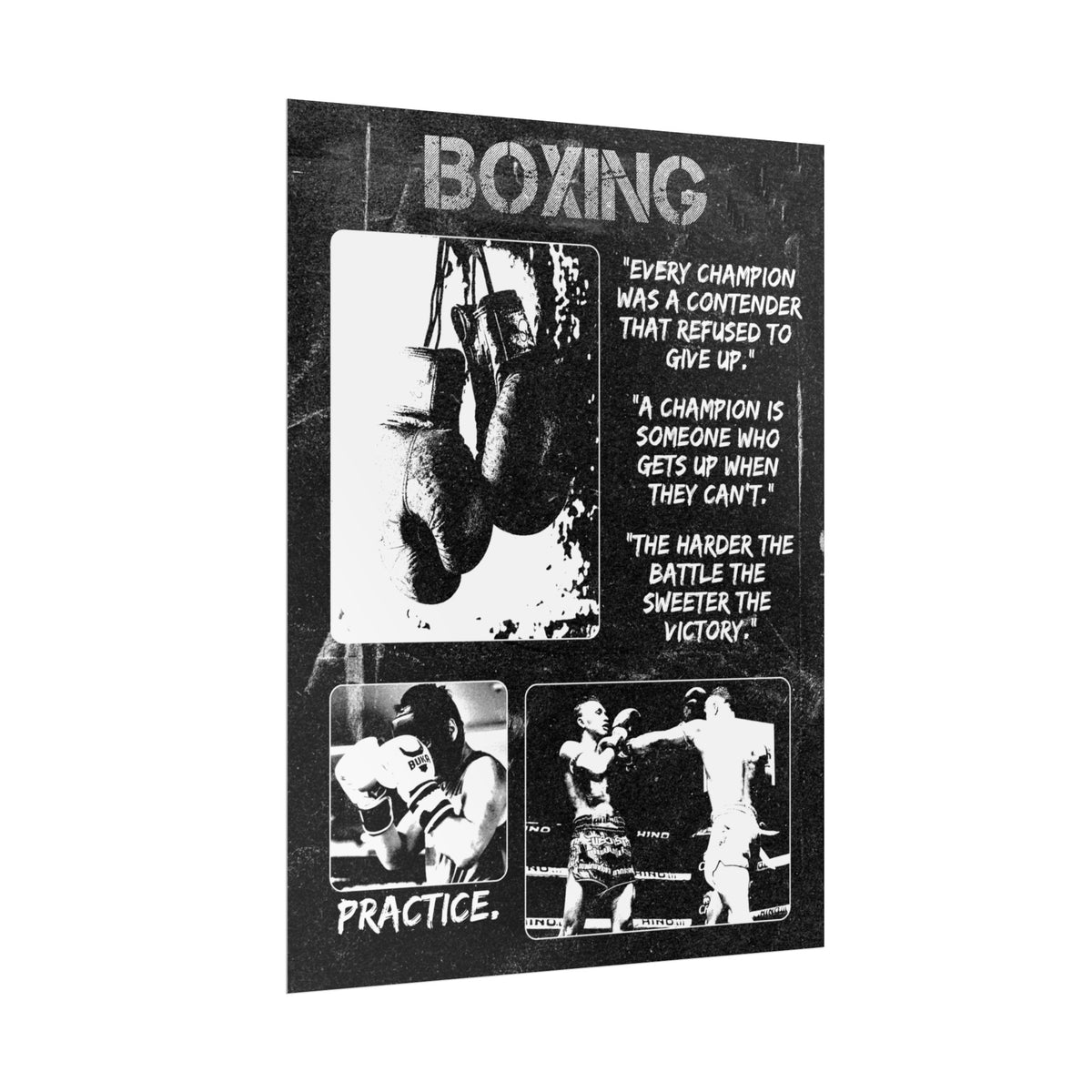 Boxing | Motivational Poster