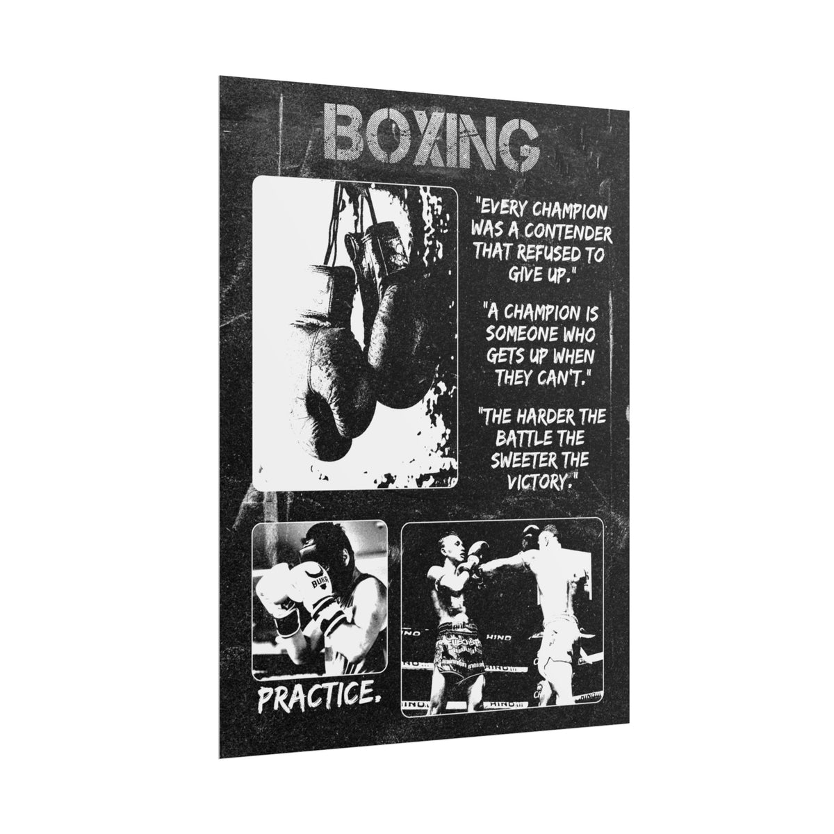 Boxing | Motivational Poster