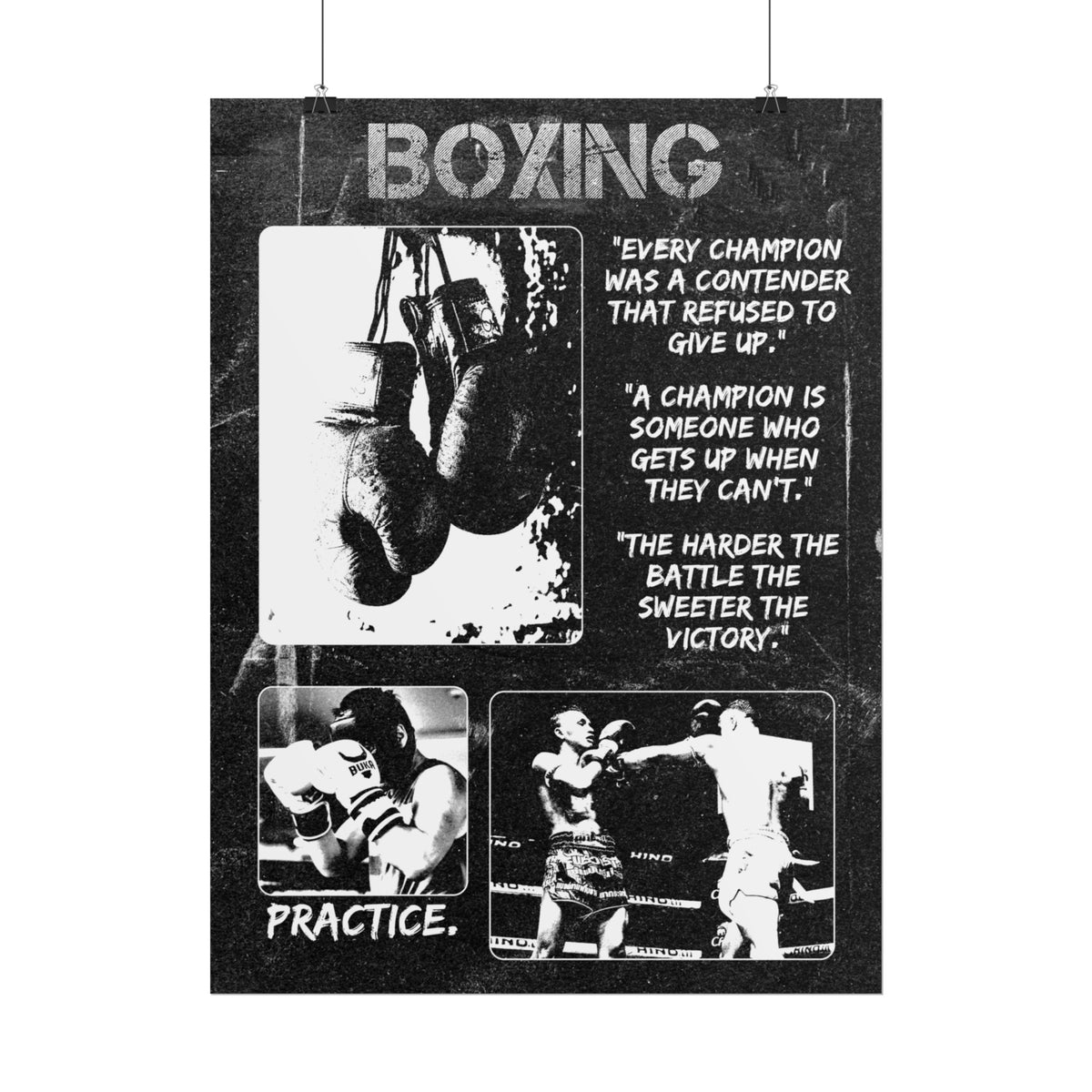 Boxing | Motivational Poster
