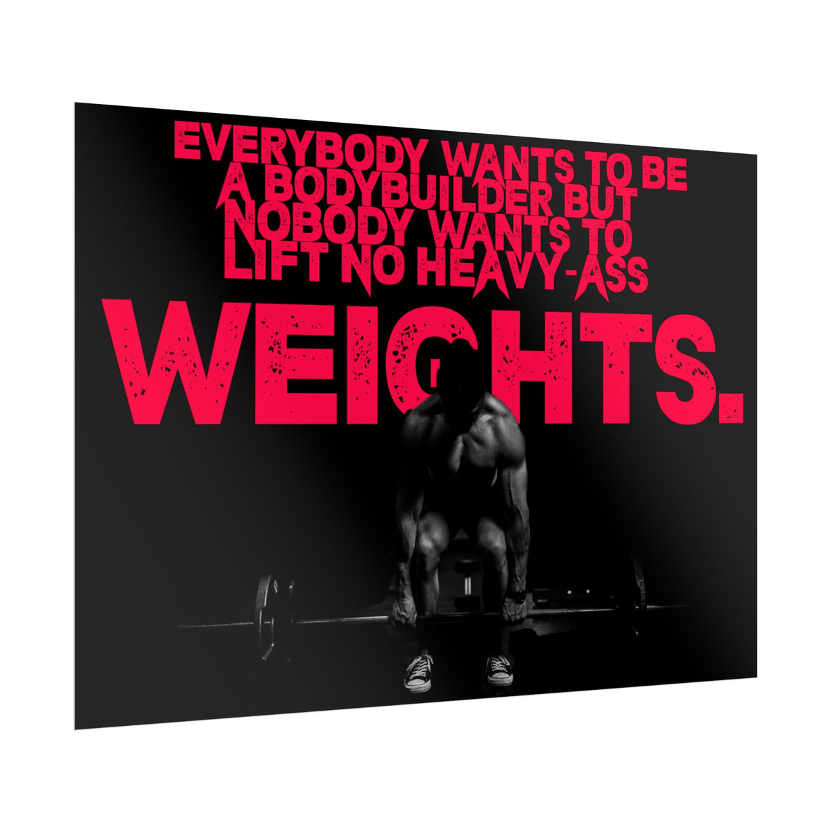 Everybody Wants to be a Bodybuilder | Poster