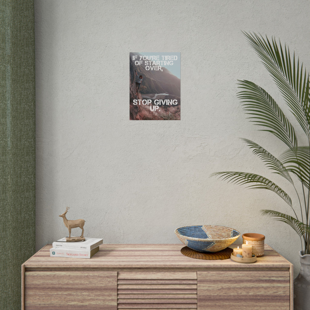 Stop Giving Up | Poster